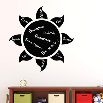 AMBIANCE STICKERS Vinyl Tablica Słońce - Naklejka na ścianę - 110x110cm AMBIANCE STICKERS Vinyl Tablica Słońce - Naklejka na ścianę - 110x110cm
