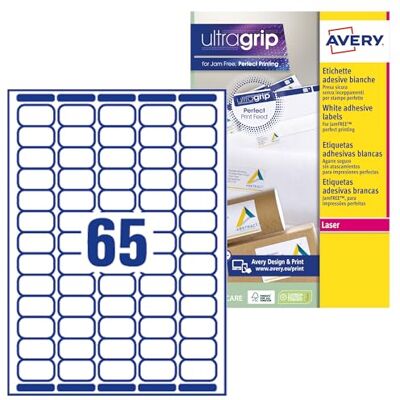 Avery J8 mini etykieta 38,1 x 21,2 Bianco Avery J8 mini etykieta 38,1 x 21,2 Bianco