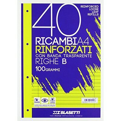 Blasetti 5440 papier graficzny A4 100 g/m² 40 arkuszy papier graficzny (A4, 100 g/m², 210 mm, 29,7 cm, biały, 40 arkuszy) Blasetti 5440 papier graficzny A4 100 g/m² 40 arkuszy papier graficzny (A4, 100 g/m², 210 mm, 29,7 cm, biały, 40 arkuszy)