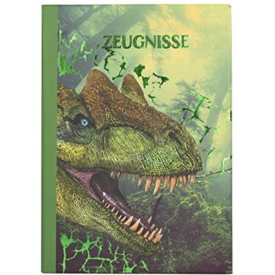 Idena 20131 teczka na dokumenty z motywem dinozaurów z 12 kieszeniami na format DIN A4 Idena 20131 teczka na dokumenty z motywem dinozaurów z 12 kieszeniami na format DIN A4