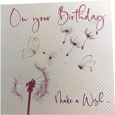 White Cotton Cards - wb140 - Handmade - Kartka okolicznościowa White Cotton Cards - wb140 - Handmade - Kartka okolicznościowa