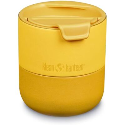 Klean Kanteen KleanKanteen RiseLowball z klapką w kolorze: Old Gold, 237 ml, ze stali nierdzewnej, zabezpieczona przed wyciekiem, 1010170 Klean Kanteen KleanKanteen RiseLowball z klapką w kolorze: Old Gold, 237 ml, ze stali nierdzewnej, zabezpieczona przed wyciekiem, 1010170