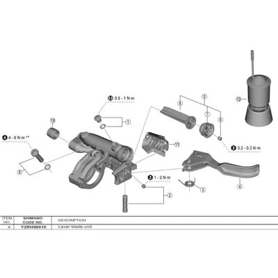 Shimano Lever Member Unit BL-M8200 – komponent napędu do treningu, serwisu i aktywnego użycia Shimano Lever Member Unit BL-M8200 – komponent napędu do treningu, serwisu i aktywnego użycia