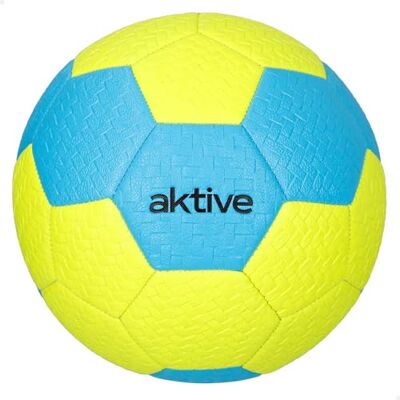 8412842542068 AKTIVE Piłka nożna PCW, 320-340 g, D22 cm, rozmiar 5, kolor fosforynowy żółty i niebieski, wytrzymała i trwała, optymalna do treningu na świeżym powietrzu, sportu, piłki, piłki nożnej (54206) 8412842542068 AKTIVE Piłka nożna PCW, 320-340 g, D22 cm, rozmiar 5, kolor fosforynowy żółty i niebieski, wytrzymała i trwała, optymalna do treningu na świeżym powietrzu, sportu, piłki, piłki nożnej (54206)