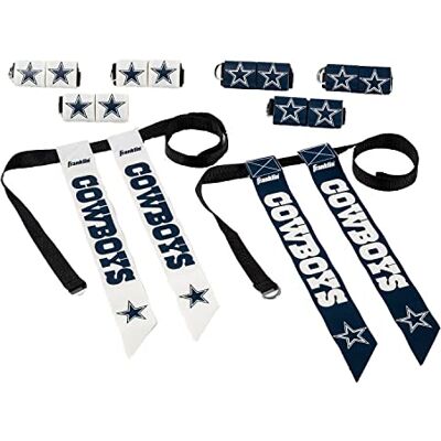 70009F03 Franklin Sports NFL Dallas kowboje młodzież flaga piłka nożna, biały, jeden rozmiar 70009F03 Franklin Sports NFL Dallas kowboje młodzież flaga piłka nożna, biały, jeden rozmiar