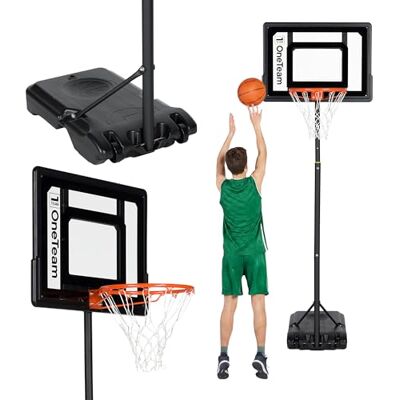OT-BH02 OneTeam Kosz do koszykówki outdoorowy regulowany 160-210 cm wysokości, regulowany kosz do koszykówki zewnętrzny ze stojakiem dla dzieci – tarcza PCW, stabilna konstrukcja, trwałe materiały OT-BH02 OneTeam Kosz do koszykówki outdoorowy regulowany 160-210 cm wysokości, regulowany kosz do koszykówki zewnętrzny ze stojakiem dla dzieci – tarcza PCW, stabilna konstrukcja, trwałe materiały