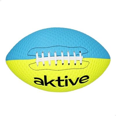 8412842542099 AKTIVE Piłka do rugby PVC, średnica 22 cm, rozmiar 5, kolor fosforynowy żółty i niebieski, wytrzymały i trwały, łatwy chwyt, optymalny do treningu na świeżym powietrzu, sportu, piłki, piłki (54209) 8412842542099 AKTIVE Piłka do rugby PVC, średnica 22 cm, rozmiar 5, kolor fosforynowy żółty i niebieski, wytrzymały i trwały, łatwy chwyt, optymalny do treningu na świeżym powietrzu, sportu, piłki, piłki (54209)