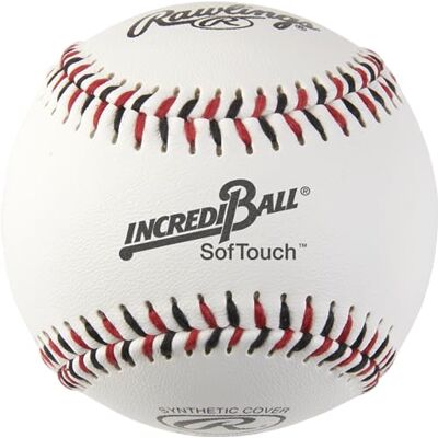 RIB9ST Rawlings Incredi-Ball White Softstitch Baseballs 23 cm Opcje pokrowca z tkaniny i skóry syntetycznej 12 sztuk RIB9ST Rawlings Incredi-Ball White Softstitch Baseballs 23 cm Opcje pokrowca z tkaniny i skóry syntetycznej 12 sztuk