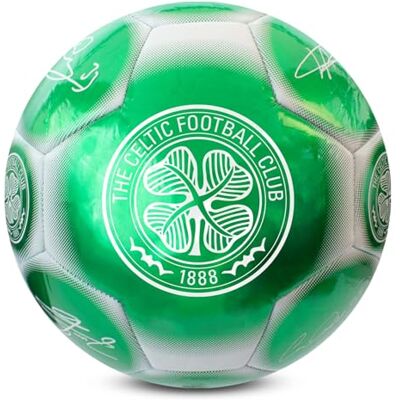 CE09099 Hy-Pro Oficjalnie licencjonowana piłka nożna Celtic F.C. Classic, metaliczna, rozmiar 5, The Bhoys, trening, mecz, towar, kolekcja dla dzieci i dorosłych, zielona CE09099 Hy-Pro Oficjalnie licencjonowana piłka nożna Celtic F.C. Classic, metaliczna, rozmiar 5, The Bhoys, trening, mecz, towar, kolekcja dla dzieci i dorosłych, zielona