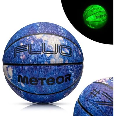 Fluo Piłka Do Koszykówki Piłka Do Kosza Rozmiar 7 Odblaskowa pilka dla Młodzieży Dorosłych do Treningu Koszykówki Basketball METEOR Fluo Piłka Do Koszykówki Piłka Do Kosza Rozmiar 7 Odblaskowa pilka dla Młodzieży Dorosłych do Treningu Koszykówki Basketball METEOR