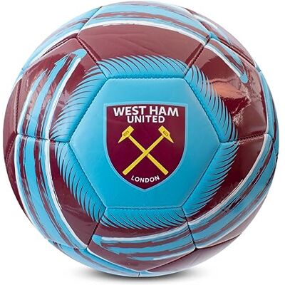 WH09102 Hy-Pro Oficjalnie licencjonowana piłka nożna West Ham F.C. Cyclone rozmiar 5, młoty, trening, mecz, towar, kolekcjonerski dla dzieci i dorosłych WH09102 Hy-Pro Oficjalnie licencjonowana piłka nożna West Ham F.C. Cyclone rozmiar 5, młoty, trening, mecz, towar, kolekcjonerski dla dzieci i dorosłych