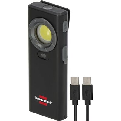 Brennenstuhl Akumulatorowa lampa ręczna LED HL 1200 AS (1200lm, latarka z 4 trybami przełączania, automatyczne wyłączanie przy bliskości obiektu, IP56, obudowa aluminiowa, magnes, klips, kabel USB C) Brennenstuhl Akumulatorowa lampa ręczna LED HL 1200 AS (1200lm, latarka z 4 trybami przełączania, automatyczne wyłączanie przy bliskości obiektu, IP56, obudowa aluminiowa, magnes, klips, kabel USB C)