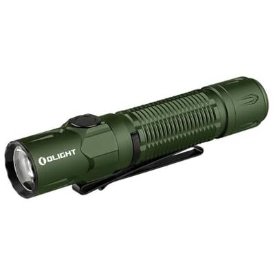 OLIGHT Warrior 3S latarka taktyczna, 2300 lumenów, mocna latarka z podwójnym przełącznikiem, ładowalna latarka z czujnikiem zbliżeniowym, na kemping i wędrówki na świeżym powietrzu, zielona OD OLIGHT Warrior 3S latarka taktyczna, 2300 lumenów, mocna latarka z podwójnym przełącznikiem, ładowalna latarka z czujnikiem zbliżeniowym, na kemping i wędrówki na świeżym powietrzu, zielona OD