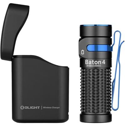 OLIGHT Baton 4 Mini latarka LED z możliwością ładowania i ściemniania, lampa ręczna o czasie działania do 190 dni, zasięg światła 1300 lm 170 m, super jasna mała latarka do codziennego użytku, IPX8 OLIGHT Baton 4 Mini latarka LED z możliwością ładowania i ściemniania, lampa ręczna o czasie działania do 190 dni, zasięg światła 1300 lm 170 m, super jasna mała latarka do codziennego użytku, IPX8