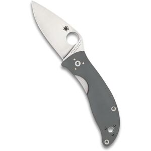 C222GPGY Spyderco Alcyone Folder G 10 nóż do zalewania z gładkimi krawędziami, szary C222GPGY Spyderco Alcyone Folder G 10 nóż do zalewania z gładkimi krawędziami, szary