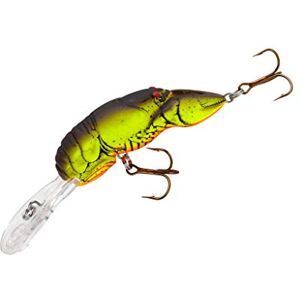 Chartreuse/Brown Back Rebel Przynęty oryginalna realistyczna przynęta na raki, Crankbait Fishing Lure, Chartreuse/brązowy, Deep Wee (głębokość 2,4-3 m) (DWEECRAW) Chartreuse/Brown Back Rebel Przynęty oryginalna realistyczna przynęta na raki, Crankbait Fishing Lure, Chartreuse/brązowy, Deep Wee (głębokość 2,4-3 m) (DWEECRAW)