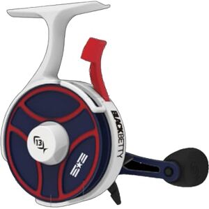 BBFFGWUSA-2.5-RH 13 FISHING Freefall Ghost Maverick Kołowrotek do łowienia pod lodem czerwony, biały i niebieski kolor prawa ręka BBFFGWUSA-2.5-RH 13 FISHING Freefall Ghost Maverick Kołowrotek do łowienia pod lodem czerwony, biały i niebieski kolor prawa ręka