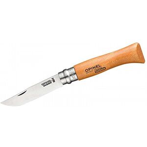 113090 Opinel, , Carbon AA8 nóż dla dorosłych, rozmiar 9, nierdzewny, naturalny, nr 9, twarde drewno, brązowe 113090 Opinel, , Carbon AA8 nóż dla dorosłych, rozmiar 9, nierdzewny, naturalny, nr 9, twarde drewno, brązowe