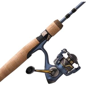 PRESSP-6630M2 Pflueger 6'6" President Spinning Reel and Rod Combo, Medium, 2-Piece Graphite Rod, Size 30 Reel, Aluminum Spool, (Blue) PRESSP-6630M2 Pflueger 6'6" President Spinning Reel and Rod Combo, Medium, 2-Piece Graphite Rod, Size 30 Reel, Aluminum Spool, (Blue)
