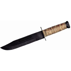 Herbertz Nóż jeżowy, ostrze 18 cm, oksydowany, uchwyt skórzany, pochwa z osełką, nóż outdoorowy, nóż 101018, stal nierdzewna, szary, średni Herbertz Nóż jeżowy, ostrze 18 cm, oksydowany, uchwyt skórzany, pochwa z osełką, nóż outdoorowy, nóż 101018, stal nierdzewna, szary, średni