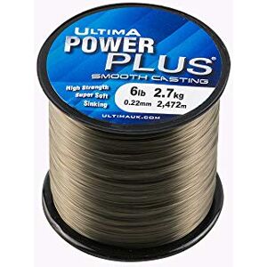 E0509 Ultima Power Plus bardzo mocna żyłka wędkarska do dopasowania i podajnika – ciemna oliwka, 0,22 mm – 6,0 kg E0509 Ultima Power Plus bardzo mocna żyłka wędkarska do dopasowania i podajnika – ciemna oliwka, 0,22 mm – 6,0 kg