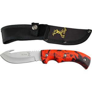 ELK RIDGE Seria ER-274, nóż kieszonkowy Camo Wald Rot, uchwyt 8,9 cm, nóż outdoorowy, nierdzewny, stałe ostrze do wędkowania/na kemping, lekki nóż 272 g ELK RIDGE Seria ER-274, nóż kieszonkowy Camo Wald Rot, uchwyt 8,9 cm, nóż outdoorowy, nierdzewny, stałe ostrze do wędkowania/na kemping, lekki nóż 272 g