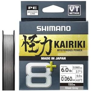 Shimano Line Kairiki 8+ 150m 0.23mm 26.3kg Grey – techniczne rozwiązanie z grupy linka wędkarska Shimano Line Kairiki 8+ 150m 0.23mm 26.3kg Grey – techniczne rozwiązanie z grupy linka wędkarska