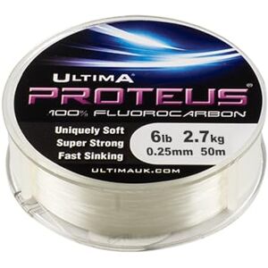 F0258 Proteus Fluorocarbon 55yd szpula 0,25 mm 6,0 lb/2,7 kg F0258 Proteus Fluorocarbon 55yd szpula 0,25 mm 6,0 lb/2,7 kg