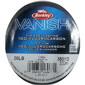 V2050-15 Berkley Vanish®, przezroczysta, 22,7 kg, 22,6 kg, 2000 jardów, żyłka wędkarska 1828 m, odpowiednia do środowisk słonowodnych i słodkowodnych V2050-15 Berkley Vanish®, przezroczysta, 22,7 kg, 22,6 kg, 2000 jardów, żyłka wędkarska 1828 m, odpowiednia do środowisk słonowodnych i słodkowodnych