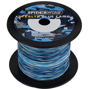 SS40BC-1500 SpiderWire Stealth® Superline, niebieski moro, 18 kg 18,1 kg, 1500 jardów, pleciona żyłka wędkarska 1371 m, nadaje się do środowiska słonowodnego i słodkowodnego SS40BC-1500 SpiderWire Stealth® Superline, niebieski moro, 18 kg 18,1 kg, 1500 jardów, pleciona żyłka wędkarska 1371 m, nadaje się do środowiska słonowodnego i słodkowodnego