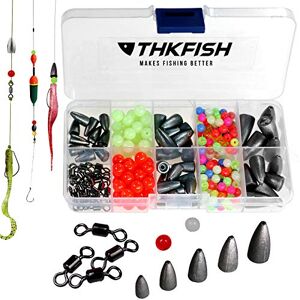 THKFISH Plomb Texas i Carolina Sprzęt wędkarski, 339 sztuk Bass Pocisk Ciężarki do wędkowania Sinkers Wędkarstwo Haki Rolling Beczka Obrotowe Koraliki Pierścień THKFISH Plomb Texas i Carolina Sprzęt wędkarski, 339 sztuk Bass Pocisk Ciężarki do wędkowania Sinkers Wędkarstwo Haki Rolling Beczka Obrotowe Koraliki Pierścień