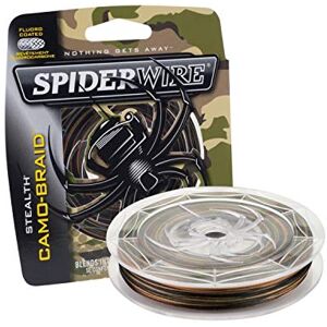 SCS50C-125 SpiderWire Stealth Superline pleciona żyłka wędkarska, Braided Fishing Line, kamuflaż, 50/14 funtów test-125 jardów SCS50C-125 SpiderWire Stealth Superline pleciona żyłka wędkarska, Braided Fishing Line, kamuflaż, 50/14 funtów test-125 jardów