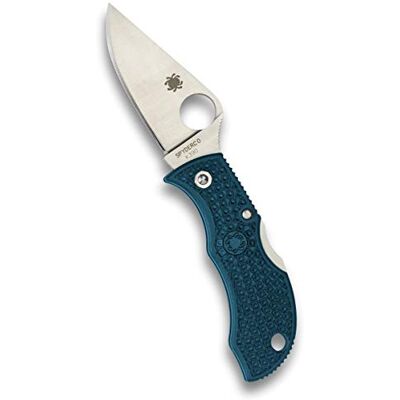 Spyderco MANBUG nóż kieszonkowy, niebieski, 11,3 cm otwarty Spyderco MANBUG nóż kieszonkowy, niebieski, 11,3 cm otwarty