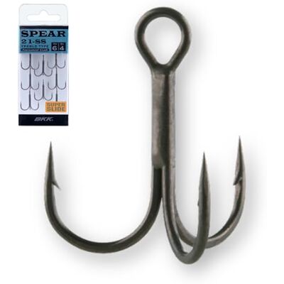 A-ET-6122 BKK Drillinge Spear-21 SS Tournament Drillingshaken # 6-8 sztuk A-ET-6122 BKK Drillinge Spear-21 SS Tournament Drillingshaken # 6-8 sztuk