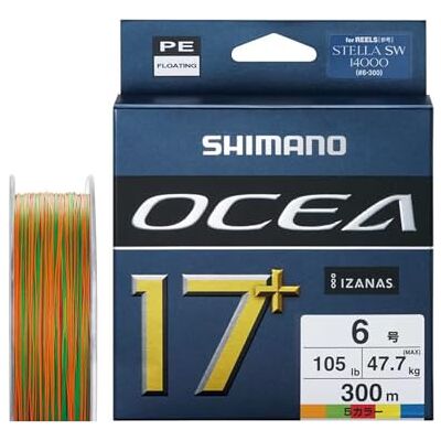 Shimano Line Ocea 17+ Braid 300m 47,7kg PE6 Multi color – produkt z kategorii linka wędkarska Shimano Line Ocea 17+ Braid 300m 47,7kg PE6 Multi color – produkt z kategorii linka wędkarska