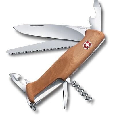 0.9561.63B1 Victorinox Ranger Wood 55 drewniany scyzoryk (10 funkcji, ostrze blokujące, śrubokręt) 0.9561.63B1 Victorinox Ranger Wood 55 drewniany scyzoryk (10 funkcji, ostrze blokujące, śrubokręt)