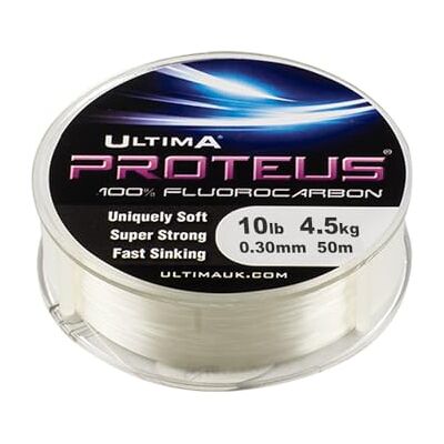F0262 Proteus Fluorocarbon 55yd szpula 0,30 mm 10,0 lb/4,5 kg F0262 Proteus Fluorocarbon 55yd szpula 0,30 mm 10,0 lb/4,5 kg