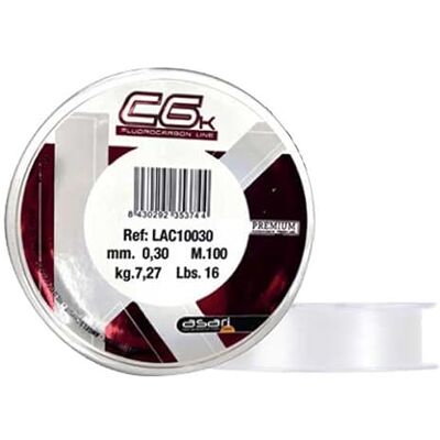 Asari C-6K 100 M Fluorocarbon - Lina wędkarska Asari C-6K 100 M Fluorocarbon - Lina wędkarska