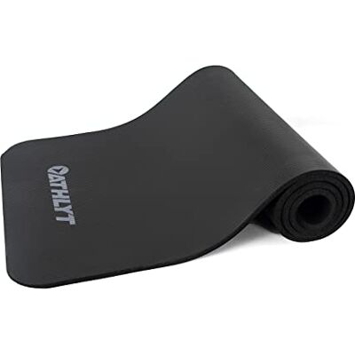 ATH-GM180 Athlyt Mata fitness, czarna, 183 x 60 cm ATH-GM180 Athlyt Mata fitness, czarna, 183 x 60 cm