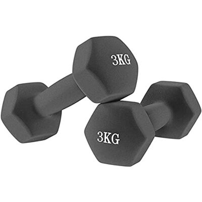 FSM10143. Para Hantle Fitness w domu (2 x 3 kg) Gniazdo antypoślizgowe zestaw ciężarów do siłowni Aerobic Pilates Joga FSM10143. Para Hantle Fitness w domu (2 x 3 kg) Gniazdo antypoślizgowe zestaw ciężarów do siłowni Aerobic Pilates Joga
