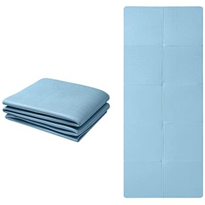 2Yoga-2 BE Good Nite Składana mata do jogi, antypoślizgowa, przenośna, składana, lekka, do pilatesu, sportu, podróżnej, jogi, 183 x 61 x 0,6 cm (niebieska) 2Yoga-2 BE Good Nite Składana mata do jogi, antypoślizgowa, przenośna, składana, lekka, do pilatesu, sportu, podróżnej, jogi, 183 x 61 x 0,6 cm (niebieska)