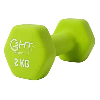 GCMN G5 HT SPORT Neoprenowe hantle gimnastyczne i domowe antypoślizgowe od 0.5 do 6 kg para lub pojedyncze (1 x 2 kg) GCMN G5 HT SPORT Neoprenowe hantle gimnastyczne i domowe antypoślizgowe od 0.5 do 6 kg para lub pojedyncze (1 x 2 kg)