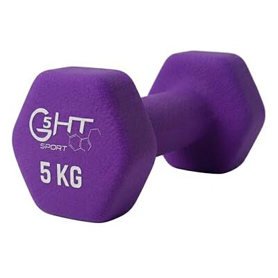 GCMN G5 HT SPORT Hantle Neoprenowe do siłowni I Home Gym Antypoślizgowe od 0.5 do 6 kg Para LUB Pojedyncze (1 x 5 kg) GCMN G5 HT SPORT Hantle Neoprenowe do siłowni I Home Gym Antypoślizgowe od 0.5 do 6 kg Para LUB Pojedyncze (1 x 5 kg)