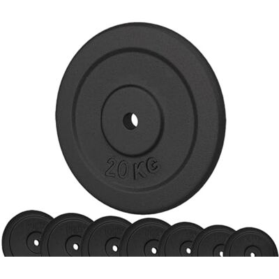 GDV G5 HT SPORT żeliwne talerze Ø otworu 25 mm do siłowni i siłowni w domu 0,5 do 20 kg do hantli i sztangi (1 x 20 kg).. GDV G5 HT SPORT żeliwne talerze Ø otworu 25 mm do siłowni i siłowni w domu 0,5 do 20 kg do hantli i sztangi (1 x 20 kg)..