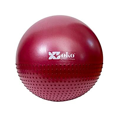 Netsportique Piłka gimnastyczna 75cm OKO Czerwony Piłka fitness/Ciąża Netsportique Piłka gimnastyczna 75cm OKO Czerwony Piłka fitness/Ciąża