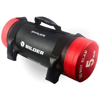 BILDER Kompaktowa torba Powerbag 5 kg, z metalowym piaskiem, worek gimnastyczny do treningu siłowego, wytrzymałości i treningu rdzeniowego, worek na ciężary z wieloma uchwytami, zestaw narzędzi do BILDER Kompaktowa torba Powerbag 5 kg, z metalowym piaskiem, worek gimnastyczny do treningu siłowego, wytrzymałości i treningu rdzeniowego, worek na ciężary z wieloma uchwytami, zestaw narzędzi do