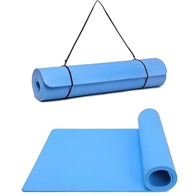 G160-MAT G5 HT SPORT Mata do jogi z uchwytem EVA, 160 x 50 cm, grubość 0,8 cm, mata gimnastyczna, mata fitness, kolor niebieski G160-MAT G5 HT SPORT Mata do jogi z uchwytem EVA, 160 x 50 cm, grubość 0,8 cm, mata gimnastyczna, mata fitness, kolor niebieski