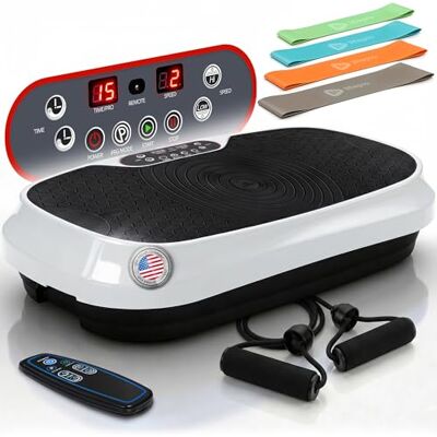 LP-WVRM-WHT Lifepro Waver Mini Vibration Plate – Whole Body Vibration Platform Exercise Machine Home & Travel Training Equipment for Weight Loss, Toning & Wellness – maks. waga użytkownika 260 lbs (biała) LP-WVRM-WHT Lifepro Waver Mini Vibration Plate – Whole Body Vibration Platform Exercise Machine Home & Travel Training Equipment for Weight Loss, Toning & Wellness – maks. waga użytkownika 260 lbs (biała)
