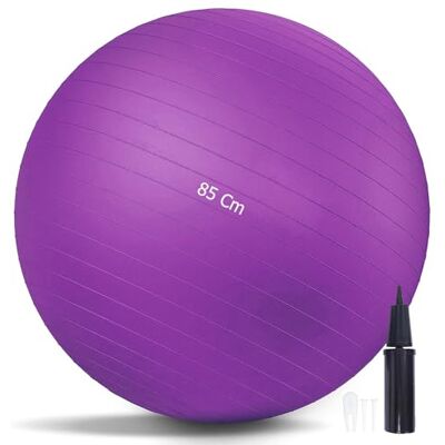 G-GB G5 HT SPORT Piłka fitness Gym Balls Premium wielofunkcyjna piłka do ćwiczeń anty-pękająca [55/65/75/75 cm, w tym pompka, pilates, ćwiczenia, gimnastyka i joga (średnica 85 cm dla wzrostu powyżej 189 G-GB G5 HT SPORT Piłka fitness Gym Balls Premium wielofunkcyjna piłka do ćwiczeń anty-pękająca [55/65/75/75 cm, w tym pompka, pilates, ćwiczenia, gimnastyka i joga (średnica 85 cm dla wzrostu powyżej 189