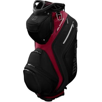 Wilson Alpine Torba golfowa - Chariot, Czarny/Czerwony - Torba golfowa Wilson Alpine Torba golfowa - Chariot, Czarny/Czerwony - Torba golfowa
